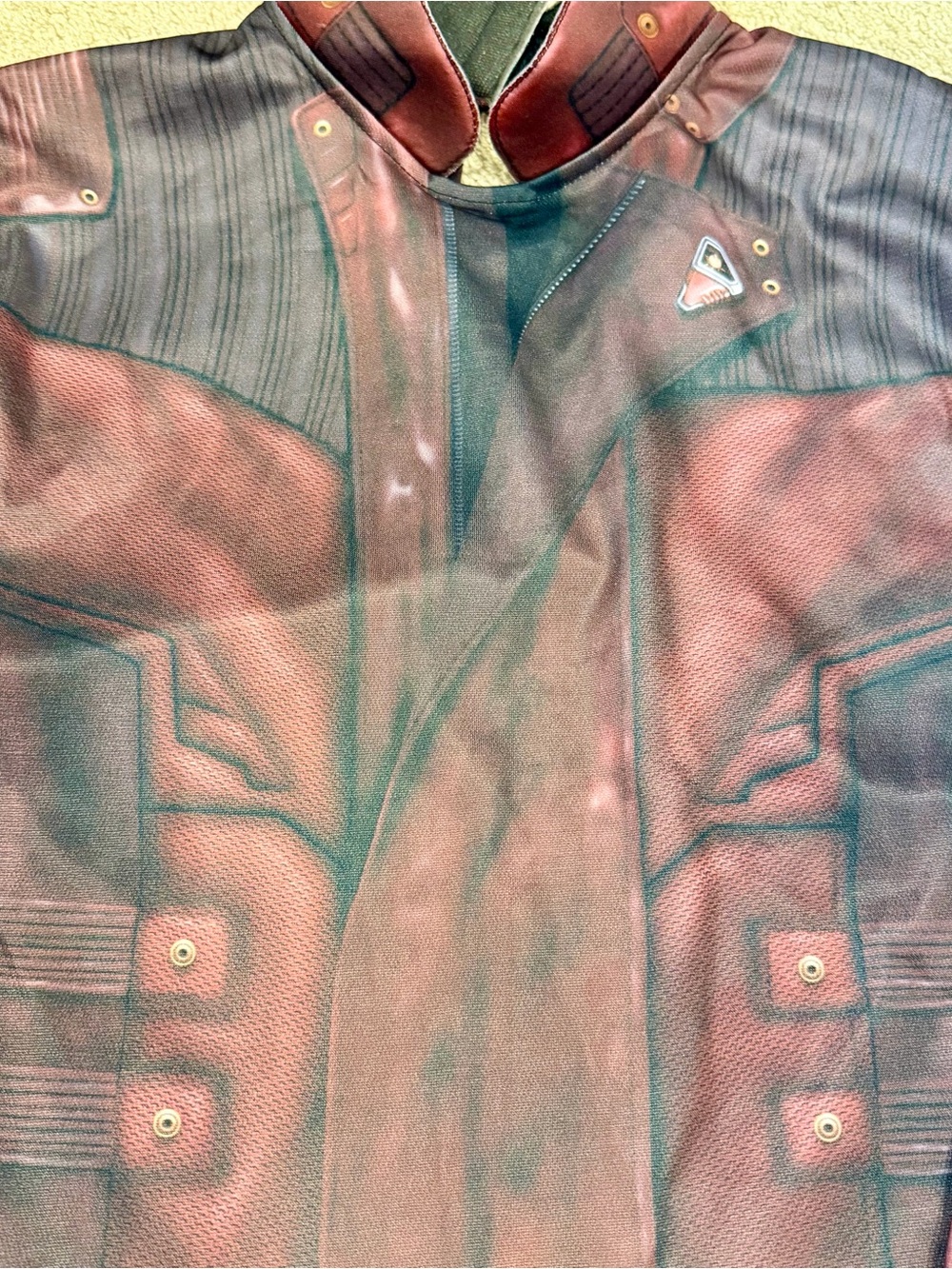 Childs Boy's Guardians Of The Galaxy Vol. 2 Star-Lord Shirt And Mask Size Large - Picture 2 of 10